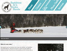 Tablet Screenshot of expeditionsriviereblanche.com